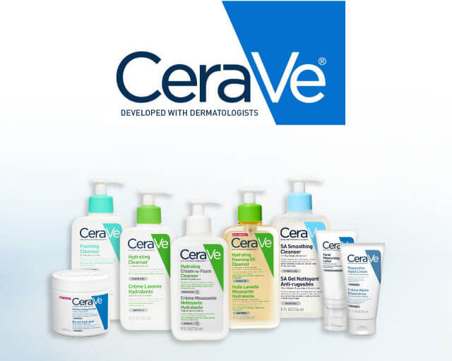 Cerave skincare products range