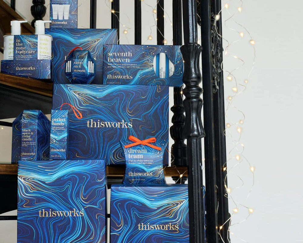 Christmas gift ideas in drogheda ireland presents gift sets on stairs