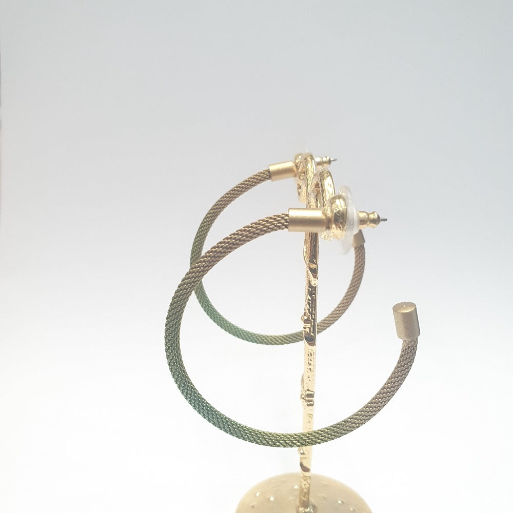 Sarah Cavender Metalwork Jewellery - Medium Hoop Earrings
