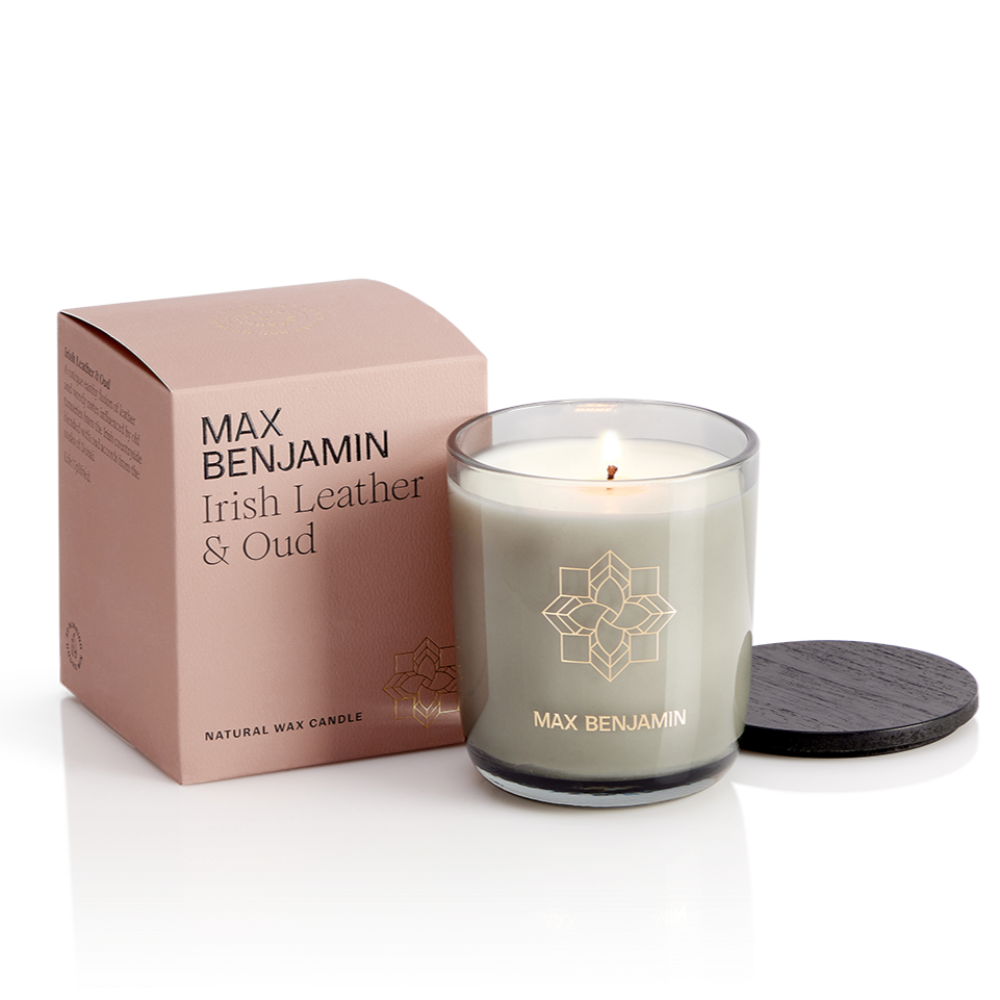 Max Benjamin Irish Luxury Candles - Irish Leather & Oud