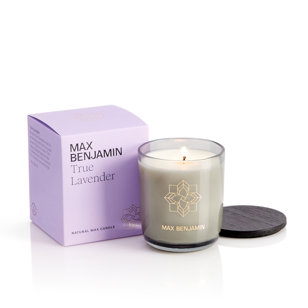 Max Benjamin True Lavender Luxury Natural Candle