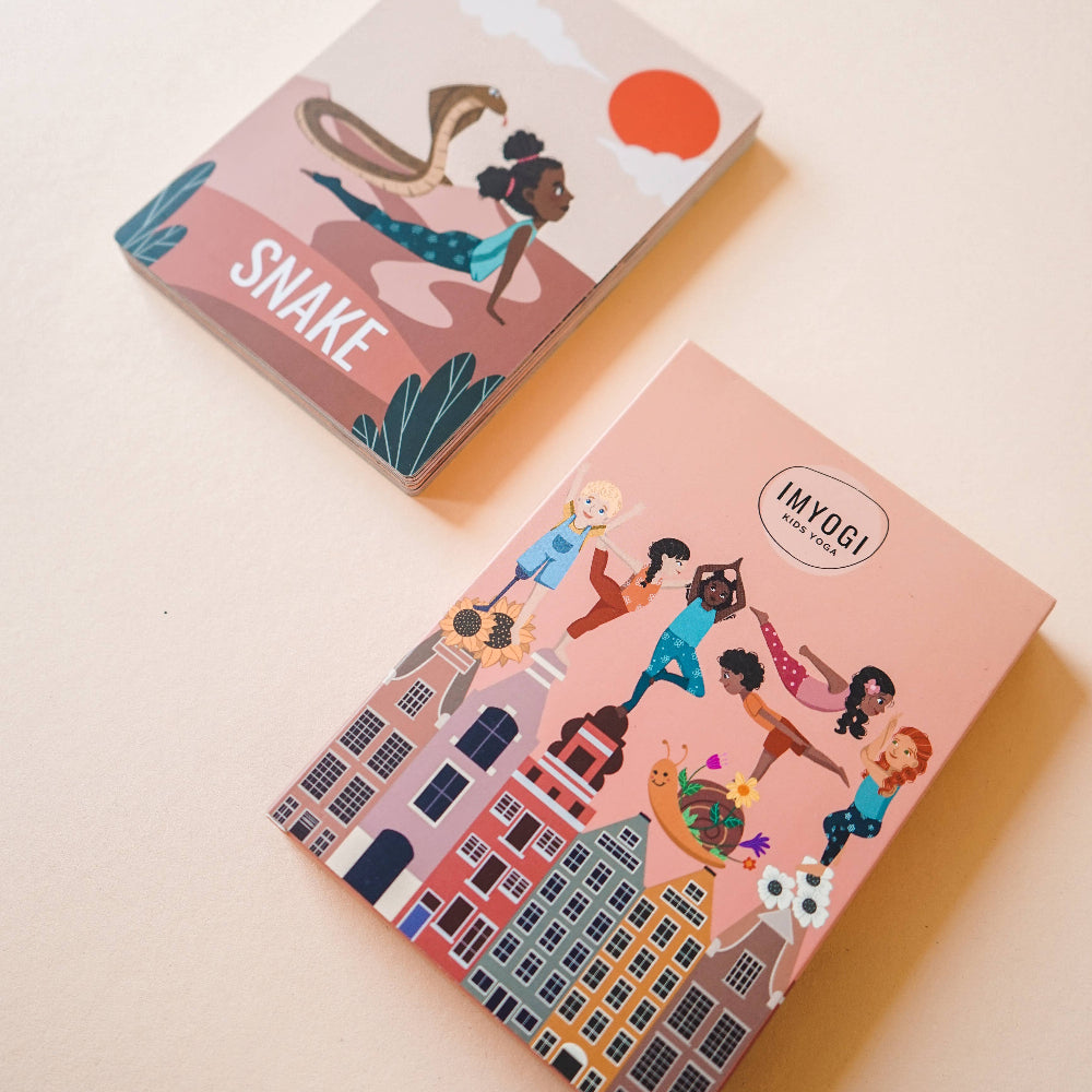 Two books with illustrated covers on a light beige background