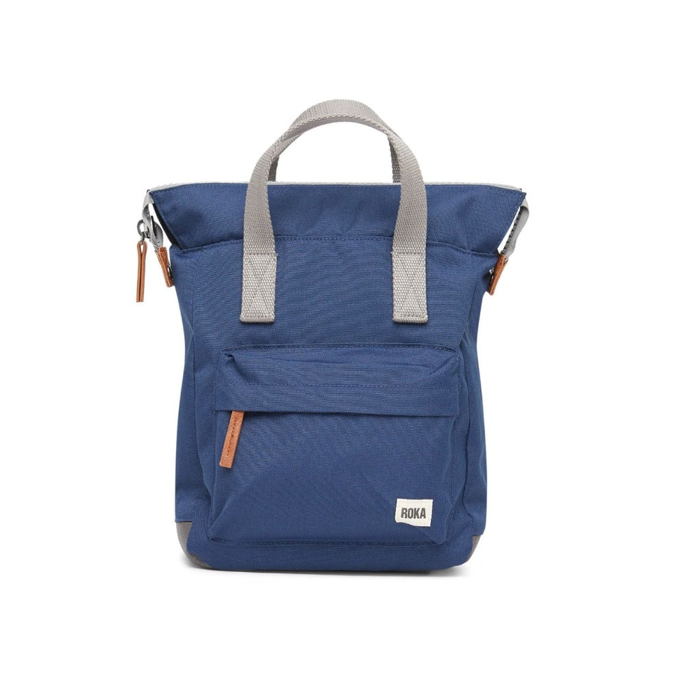 Roka Bantry B Sustainable Canvas Small Backpacks mineral