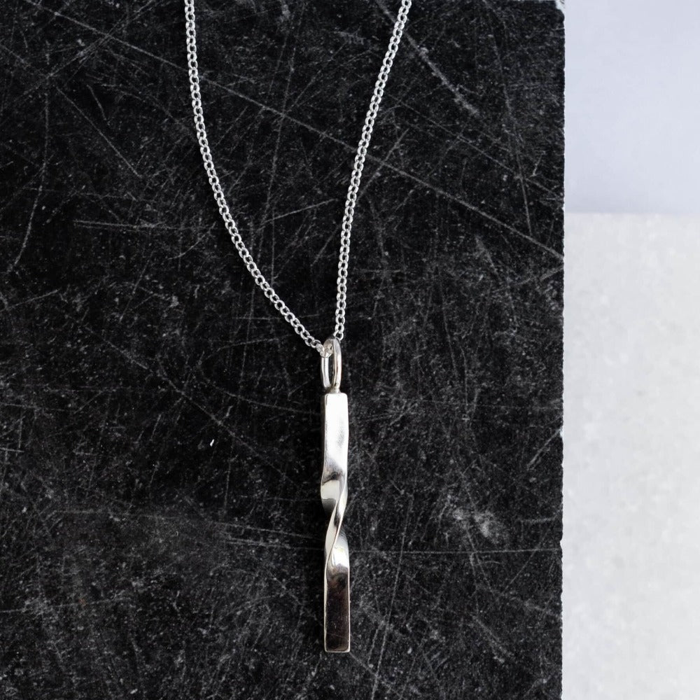 Holly Silver by Rebecca - Turning Point Mini Silver Necklace