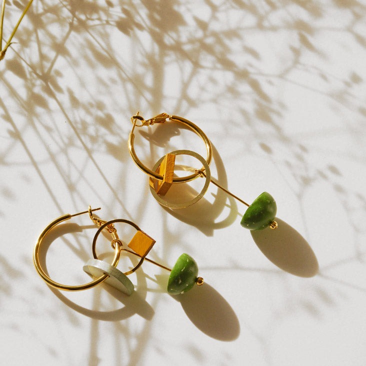 Pithy Luxury Jewellery - Eclisse Hoop Earrings