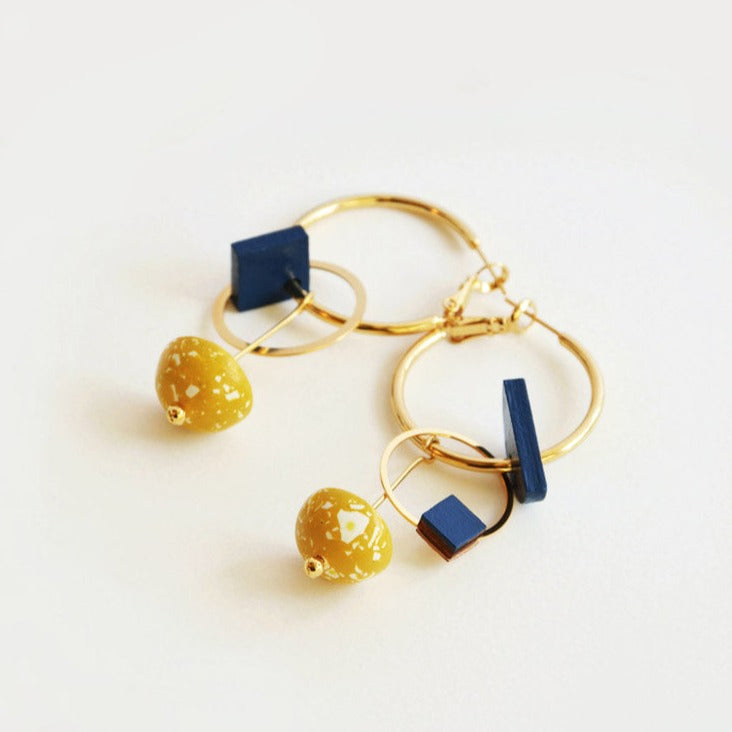 Pithy Luxury Jewellery - Eclisse Hoop Earrings