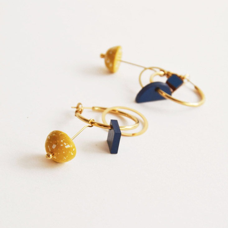 Pithy Luxury Jewellery - Eclisse Hoop Earrings