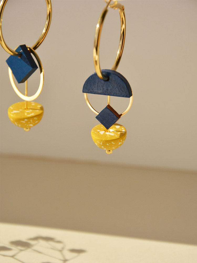 Pithy Luxury Jewellery - Eclisse Hoop Earrings