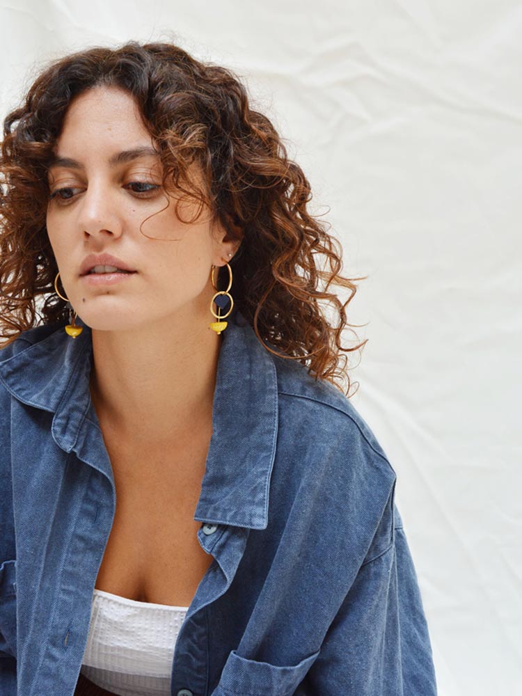 Pithy Luxury Jewellery - Eclisse Hoop Earrings