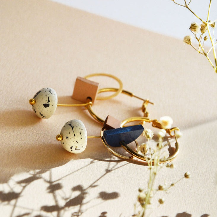 Pithy Luxury Jewellery - Eclisse Hoop Earrings