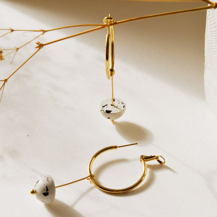 Pithy Luxury Jewellery - Eclisse Hoop Earrings
