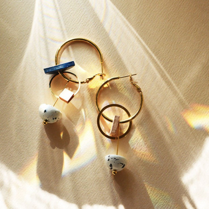 Pithy Luxury Jewellery - Eclisse Hoop Earrings