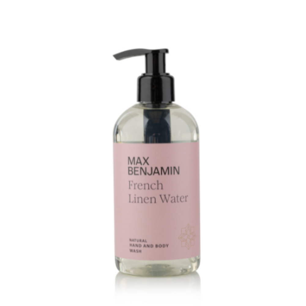 Max Benjamin French Linen Water Hand and Body Wash & Lotion 300ml
