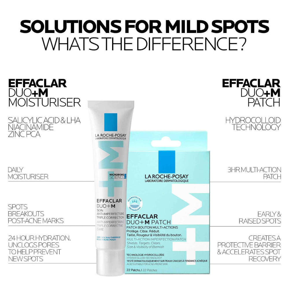La Roche-Posay Effaclar Duo+M Imperfections Spot Patches 22 Pack