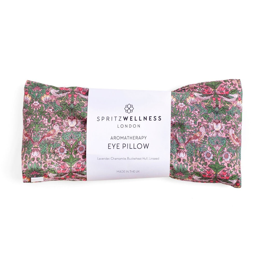 Spritz Wellness - Aromatheraphy Eye Pillows strawberry thief pink