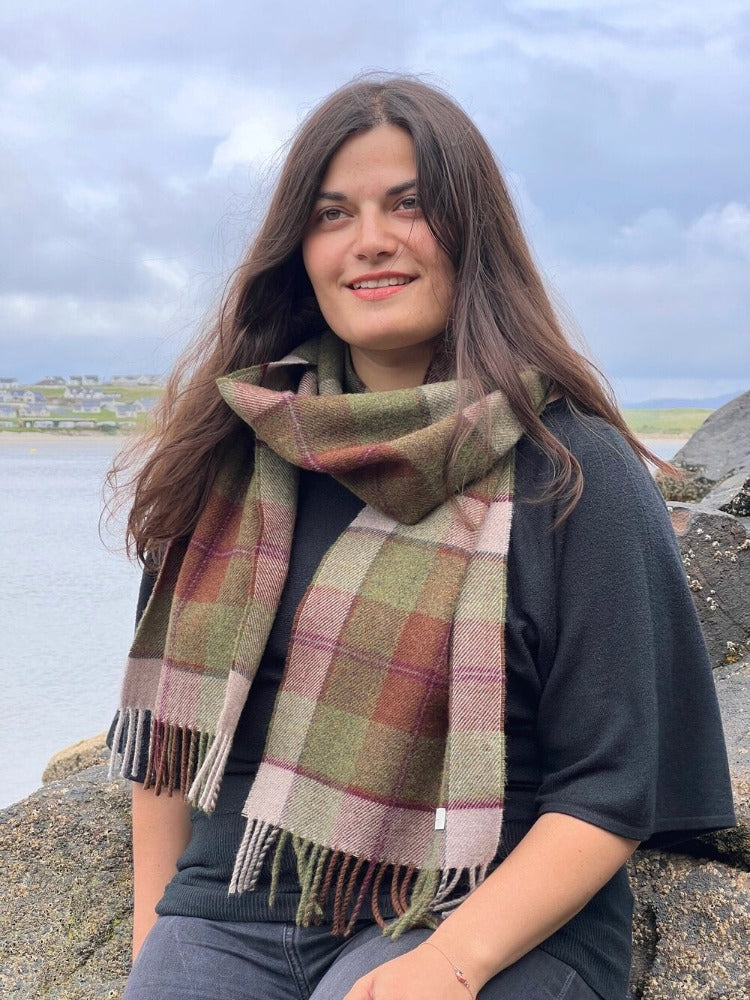 McNutt Scarf of Donegal - Autumn Plaid