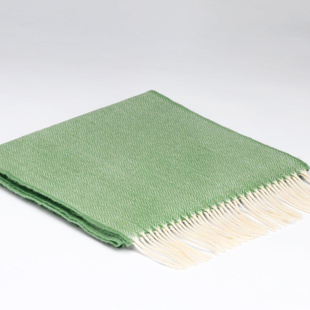 McNutt Scarf of Donegal - Lambswool Golf Green