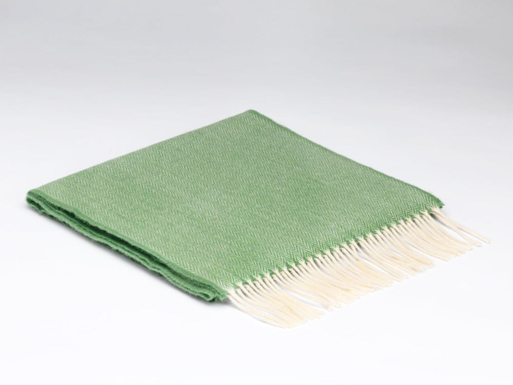 McNutt Scarf of Donegal - Lambswool Golf Green