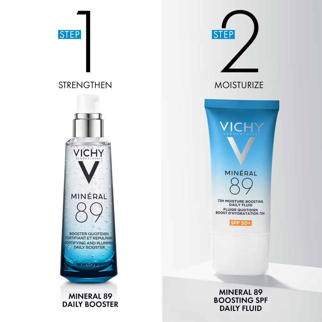 Vichy Mineral 89 72H Moisture Boosting Daily Fluid SPF50+ 50ml