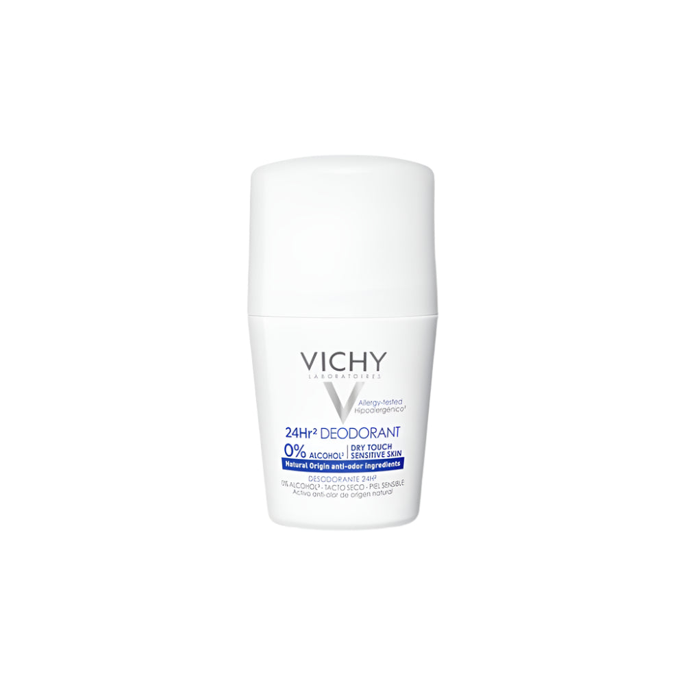 Vichy 24hr Deodorant Dry Touch Aluminium Salt Free Roll On 50ml
