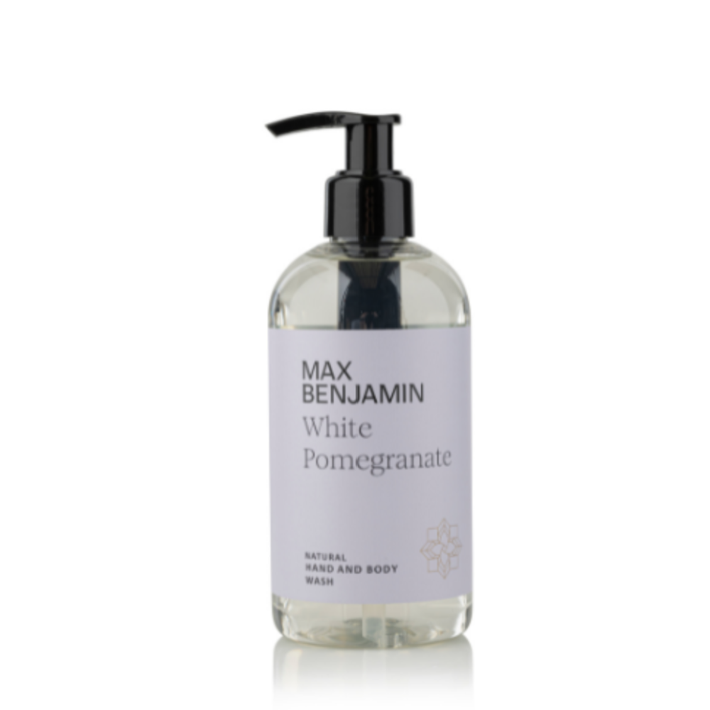 Max Benjamin White Pomegranate Natural Hand and Body Wash 300ml
