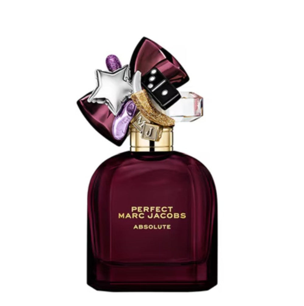Marc Jacobs Perfect Absolute perfume bottle on a white background