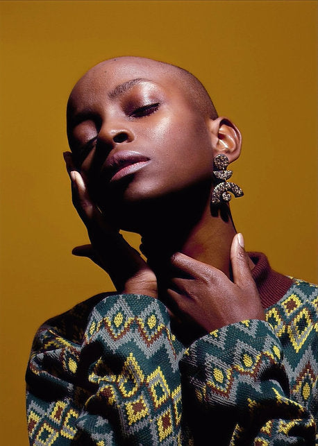 No Shrinking Violet - All That Glitters Medium Multishape Earrings