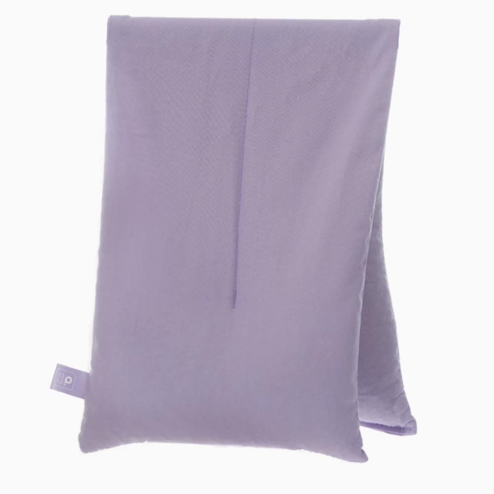 Purple pillow on a white background