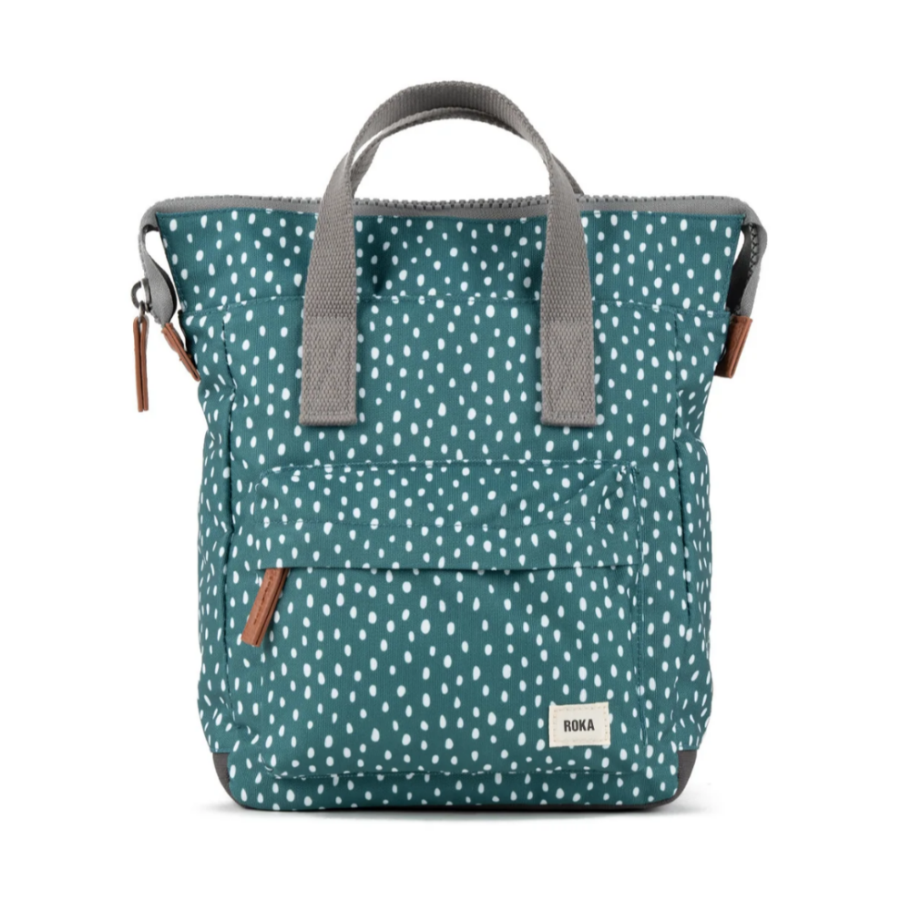 Roka Bantry B Sustainable Canvas Small Backpacks drizzle sage