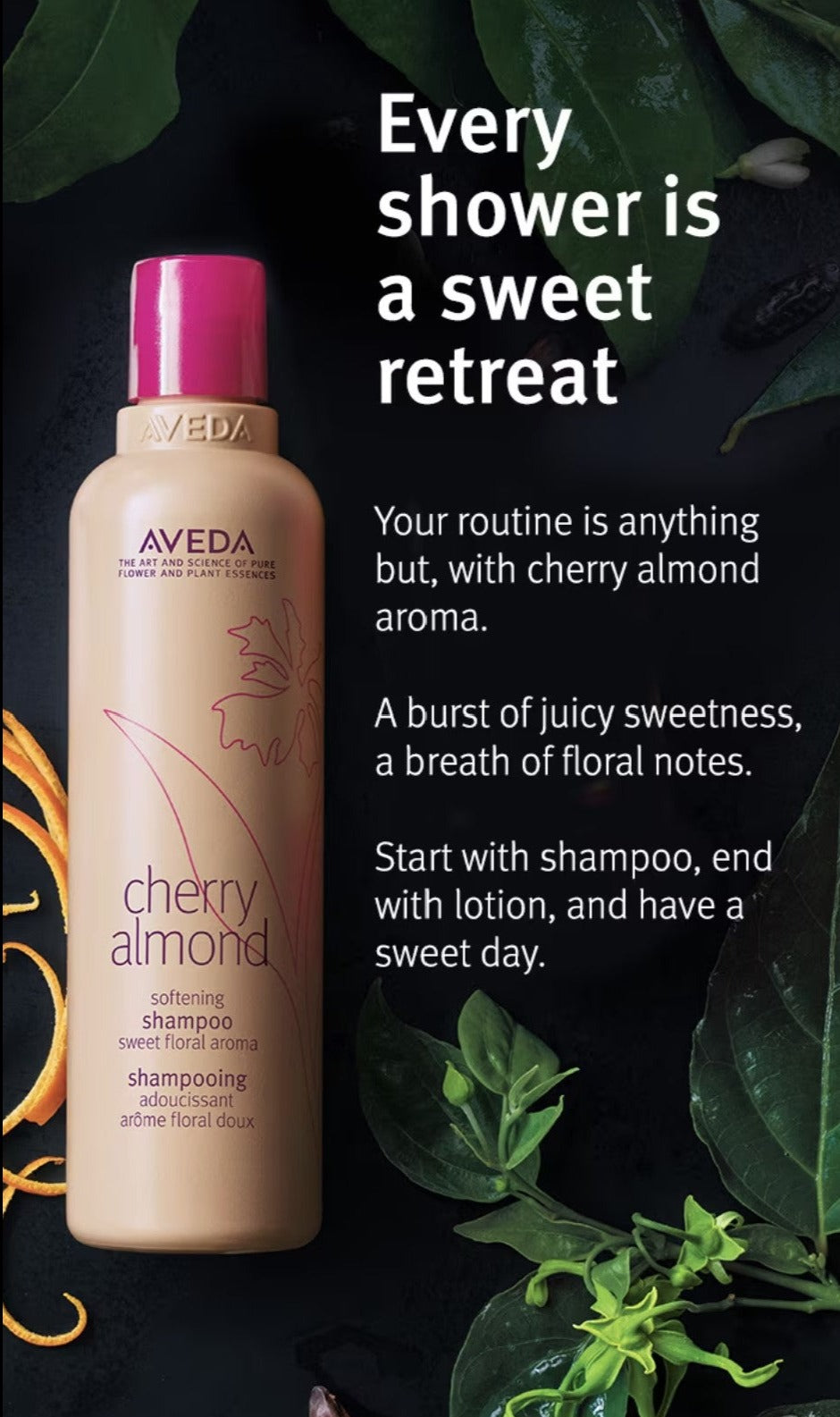 Aveda Cherry Almond Softening Shampoo