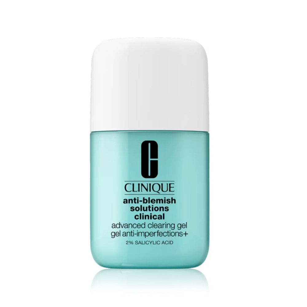 Clinique anti-blemish solutions clinical bottle on a white background