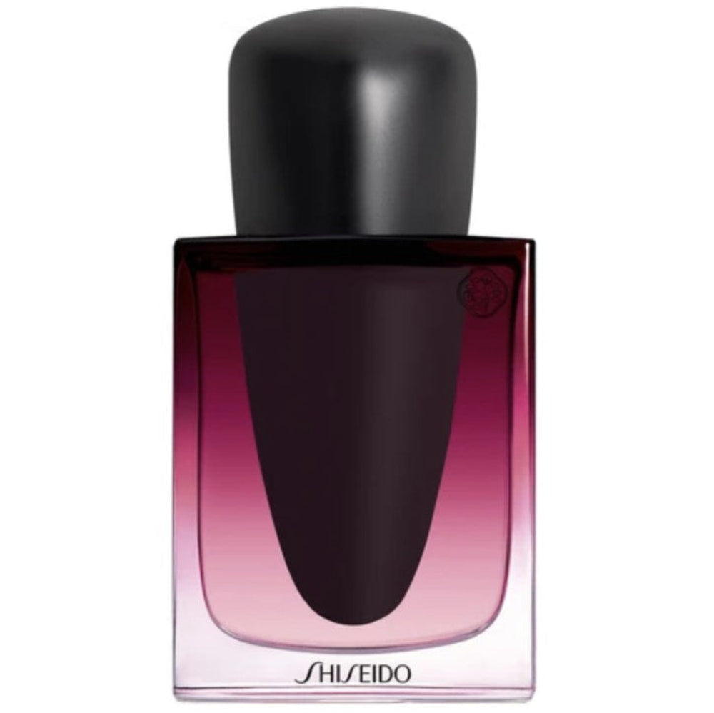 Shiseido perfume bottle with black cap on a white background 90ml