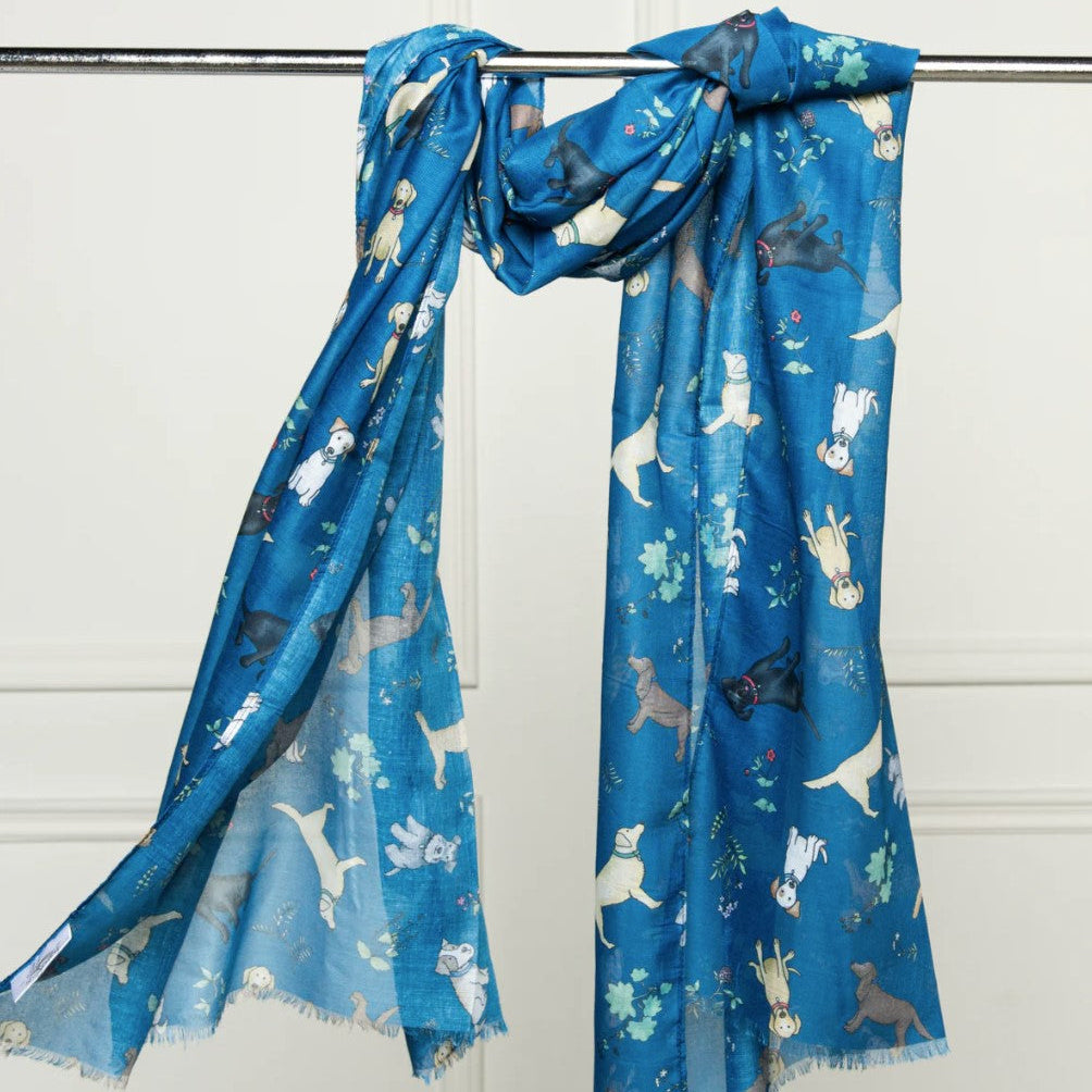 Art On Scarves - Recycled Scarves In A Bottle dogs