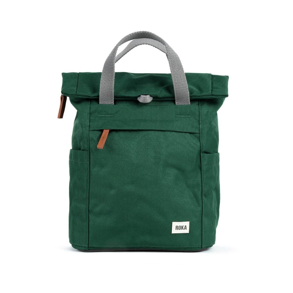 Roka Finchley A Recycled Canvas Small Backpacks forest