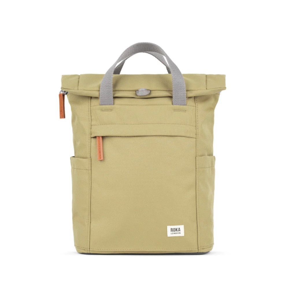 Roka Finchley A Recycled Canvas Small Backpacks khaki
