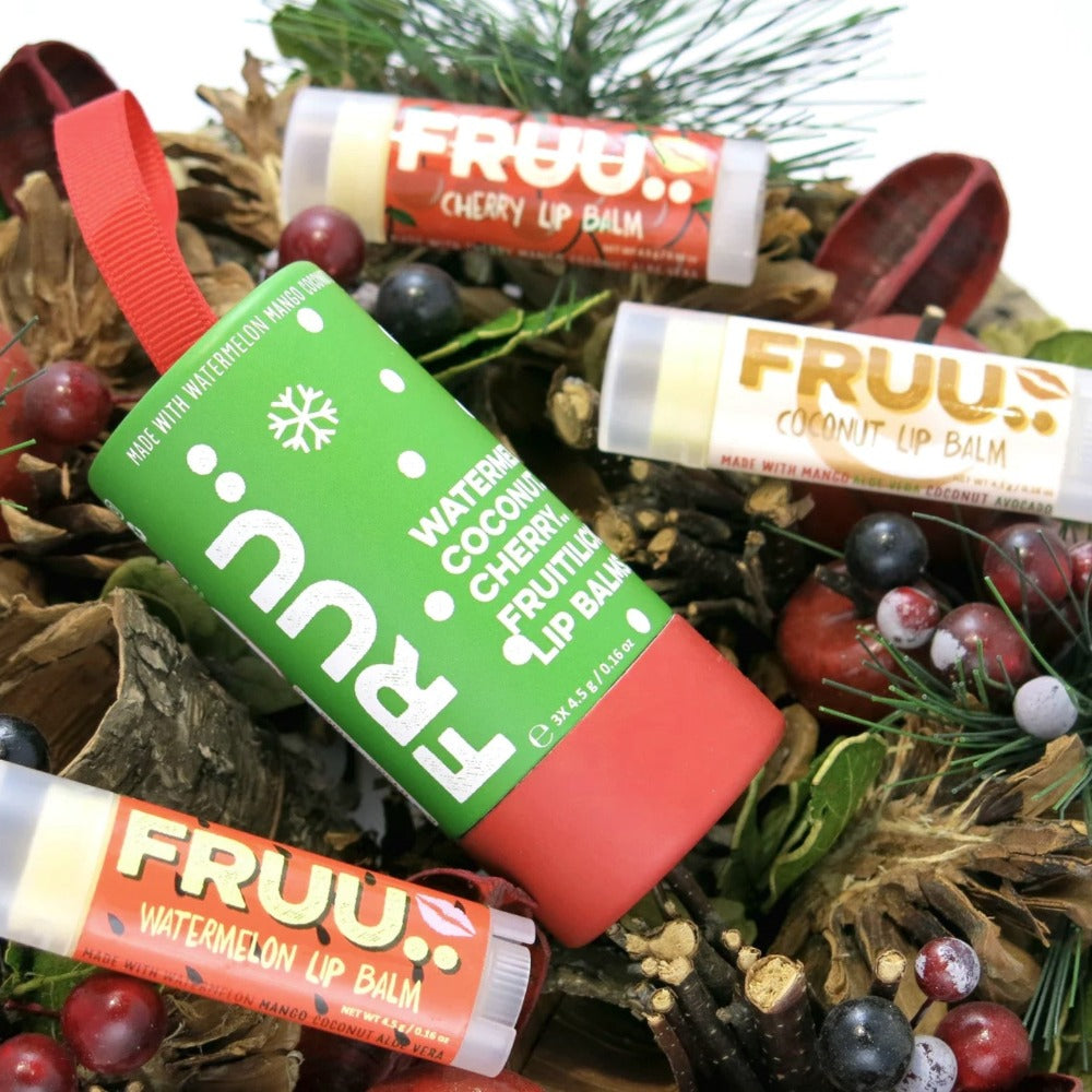 FRUU Cosmetics - Christmas Lip Balm Trio Set