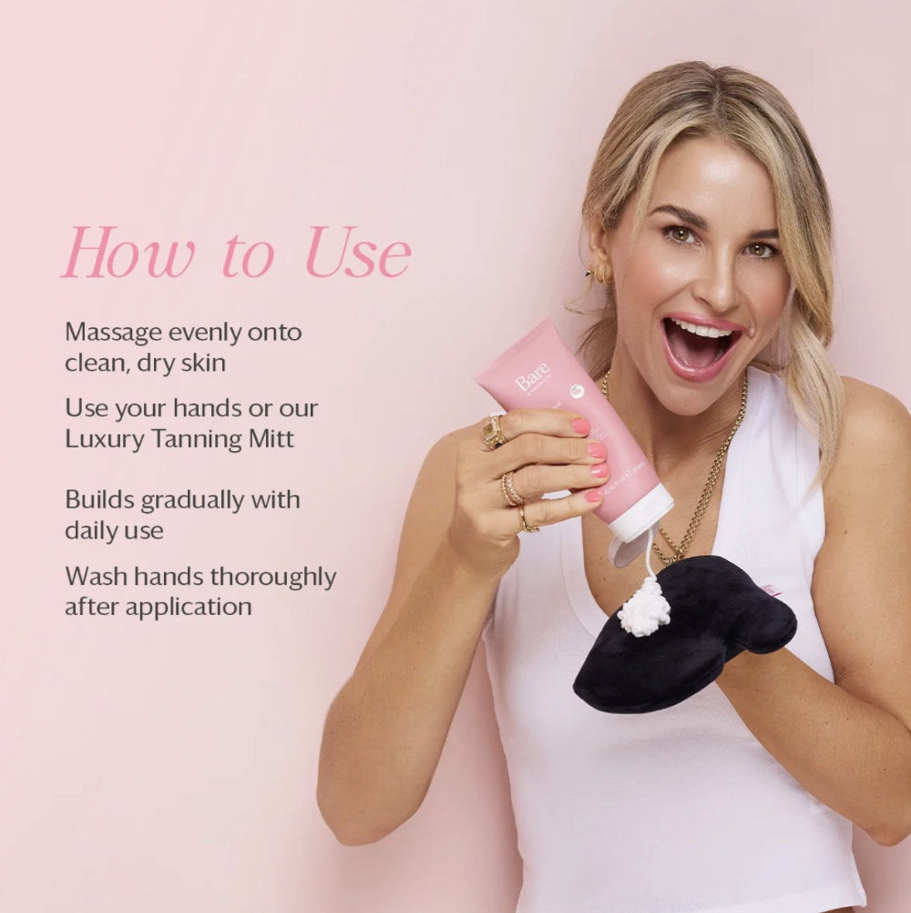 How To Use instructions for Bare by Vogue Gradual Tan