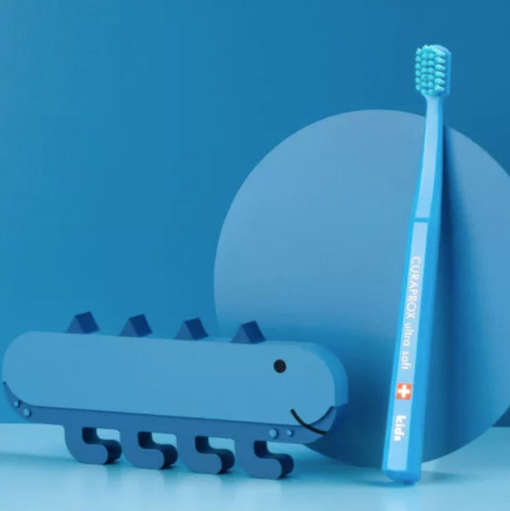 Curaprox 5500 Kids Ultra Soft Toothbrushes 4-12 Years blue