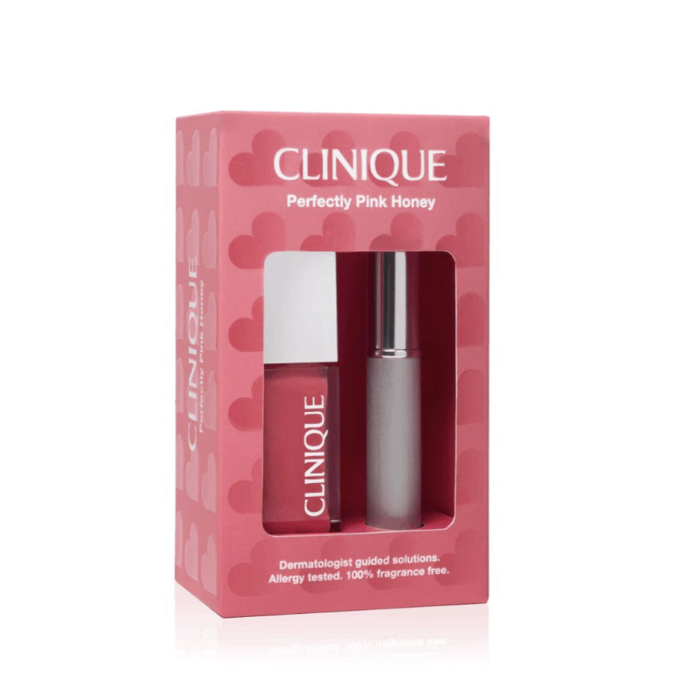 Clinique Perfectly Pink Honey Lipstick Gift Set