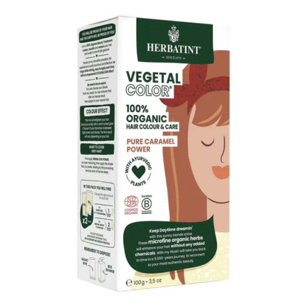 Herbatint Vegetal Color hair color packaging on a white background