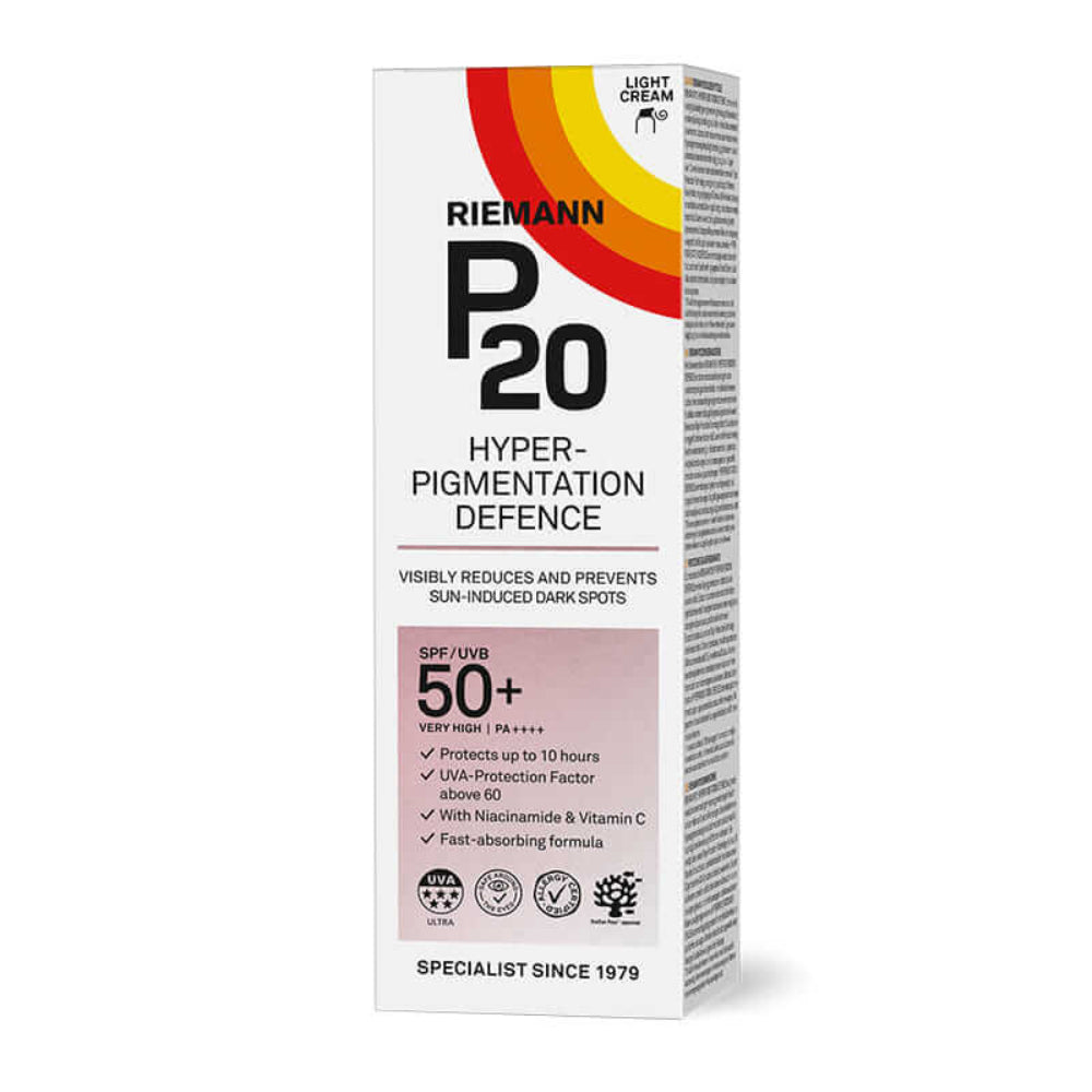 Riemann P20 Hyper-Pigmentation Defence packaging on a white background