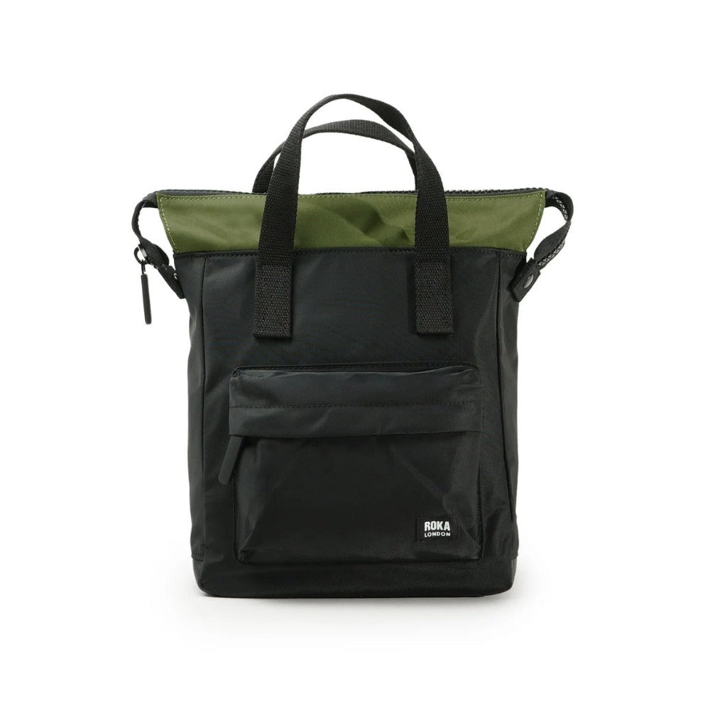 Roka Creative Waste Sustainable Bags black avocado bantry b nylon small