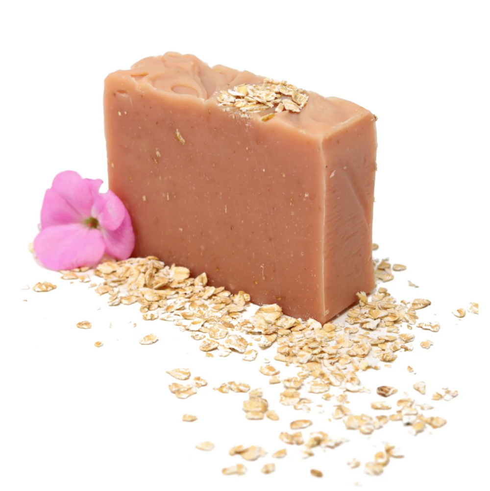 Donegal Natural Soap - Rose Geranium & Irish Oats Soap Bar 100g