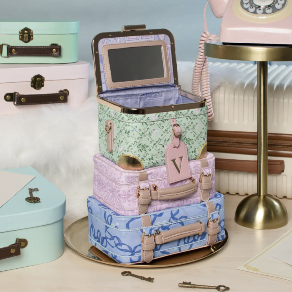 Vendula The Grand Vendula Hotel Suitcase Stack Bag with mirror inside