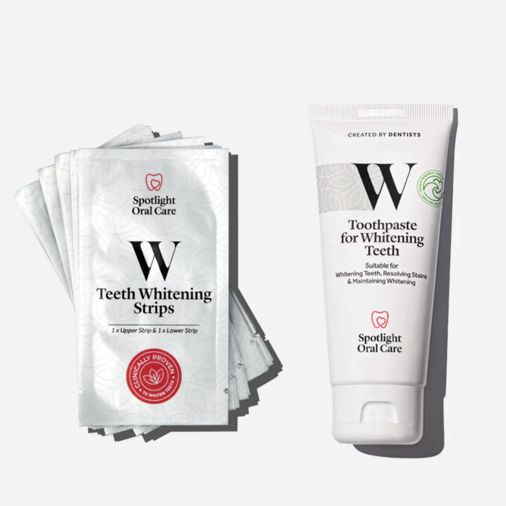 Spotlight Oral Care Teeth Whitening Strips with Hydrogen Peroxide
