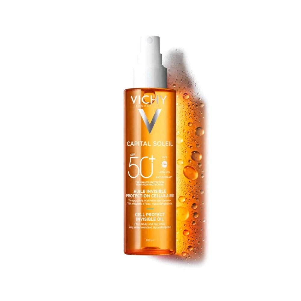 Vichy Capital Soleil Cell Protect Invisible Oil SPF50+ 200ml