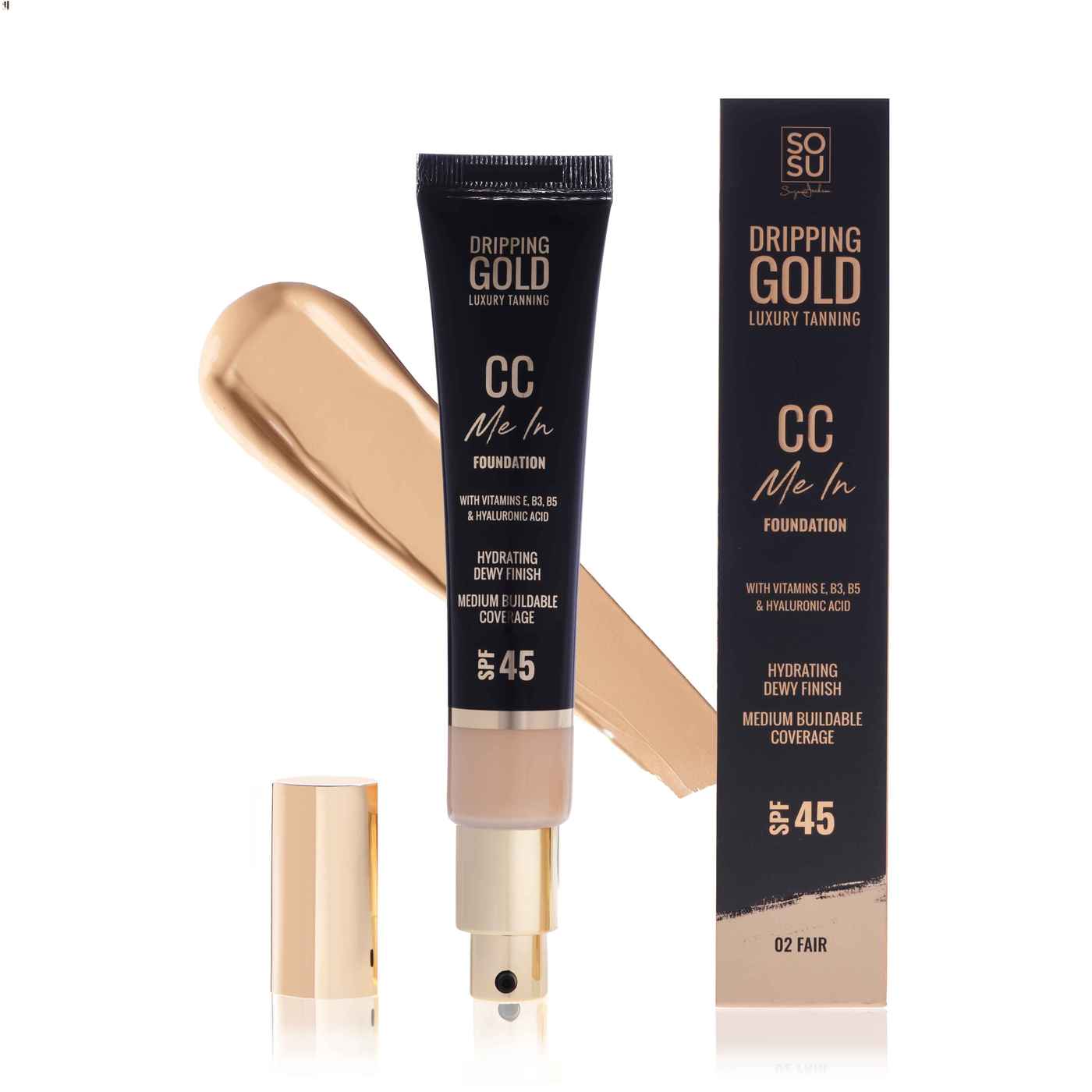 SOSU Dripping Gold CC Me In Foundation SPF45 35ml