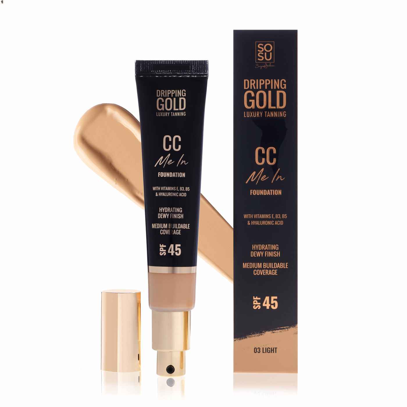 SOSU Dripping Gold CC Me In Foundation SPF45 35ml