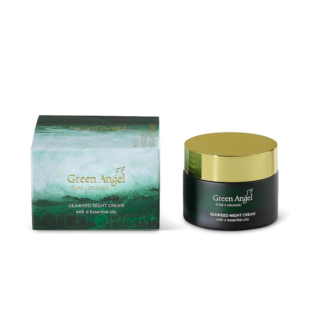 Green Angel Irish Products Green Angel Seaweed Night Cream with 6 essential oils