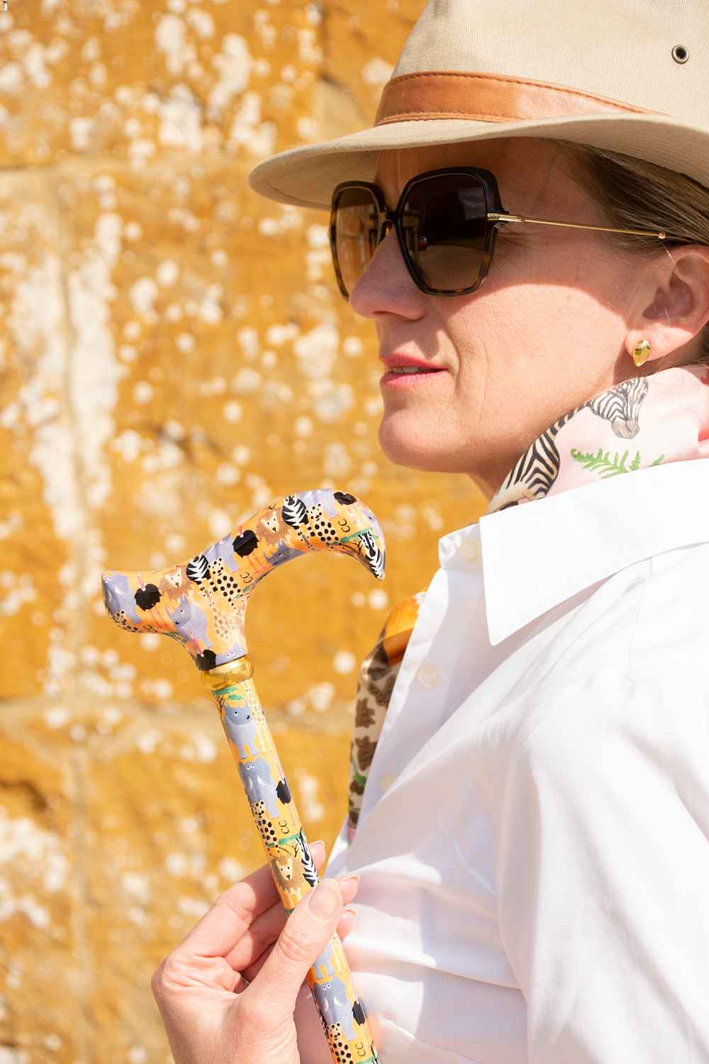 Classic Canes - The Walking Stick Specialists - Adjustable Derby lifestyle photos with model